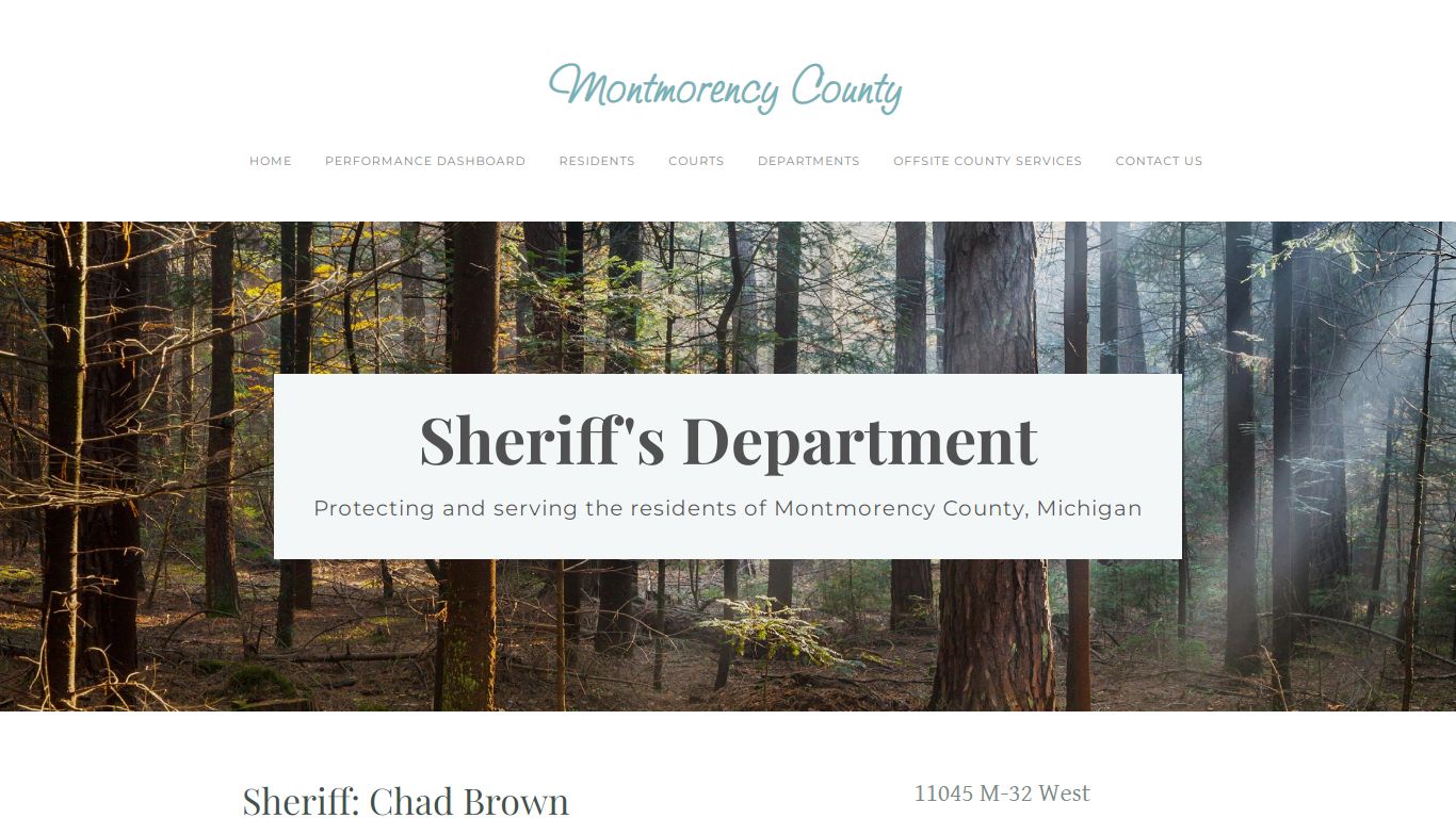 Sheriff - Montmorency County